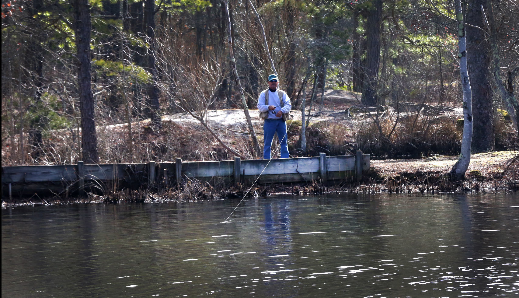 Trout fishing at Birch Grove